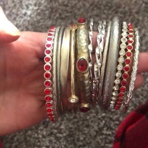 Assortment of White House Black Market bracelets